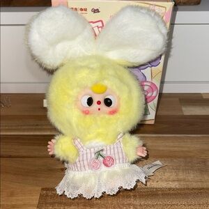 Baby Three mini bunny- yellow